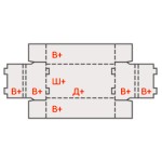 Коробка FEFCO-330 телескопическая Коробка FEFCO-330 телескопическая