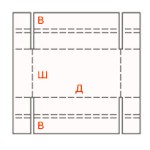 Коробка FEFCO-331 телескопическая Коробка FEFCO-331 телескопическая