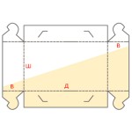 Лоток FEFCO-457 складной поддон/короб Лоток FEFCO-457 складной поддон/короб