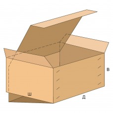 Коробка-пенал FEFCO-511 конструкция под склейку