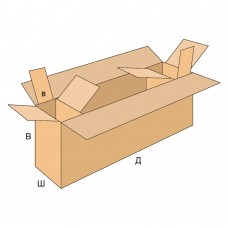 Картонный ящик FEFCO-621 прочносоединяемый короб