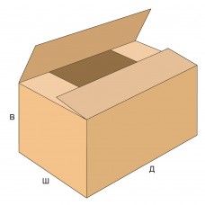 Коробка FEFCO-701 клееная складная коробка из одной части
