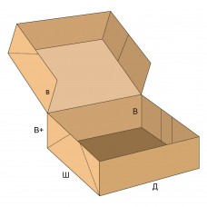 Гофрокороб FEFCO-761 клееная складная коробка из одной части