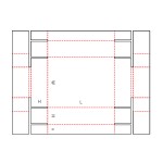 Лоток FEFCO-0433 складной Лоток FEFCO-0433 складной