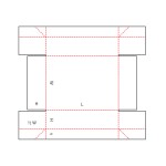 FEFCO-0434 складной короб