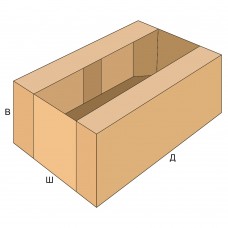 Коробка FEFCO-433 складной поддон/короб